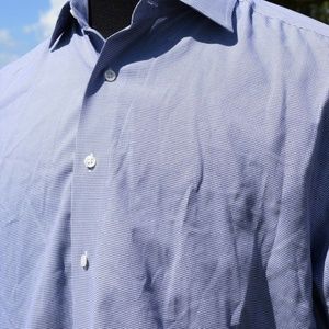 BLACK Saks Fifth Avenue Shirt 16.5 L Slim Fit